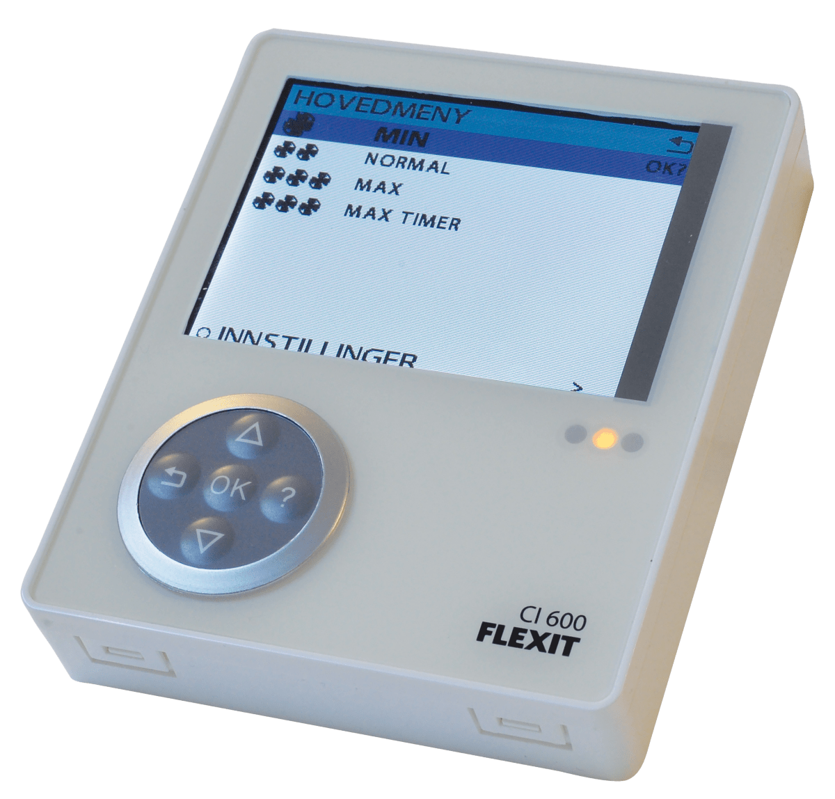 Styrepanel CI600 HVIT