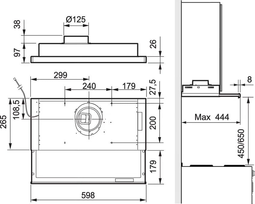 Kjøkkenhette Tradition-S