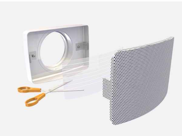 BOS Ø100 Veggventil